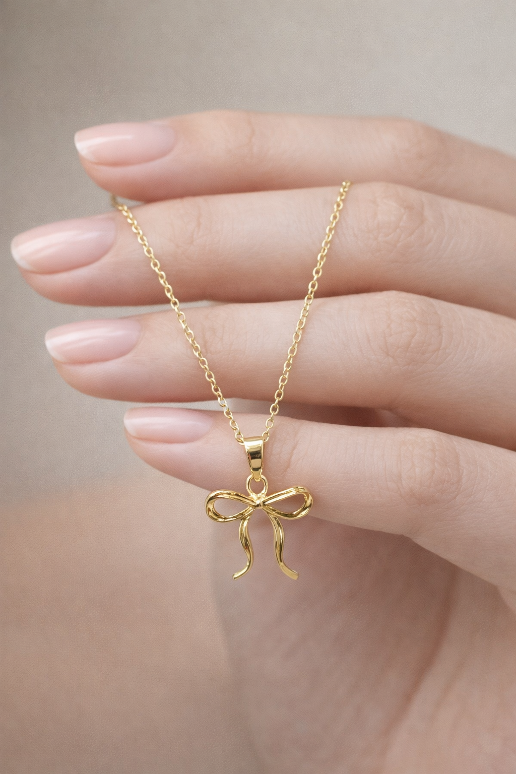 Bow Pendant Necklace for Women - Love, affection, and Romantic Commitment