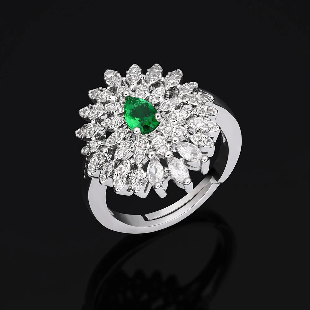 Jewelry Set for Women Sparking Wedding Necklace Jewelry Bridal Set