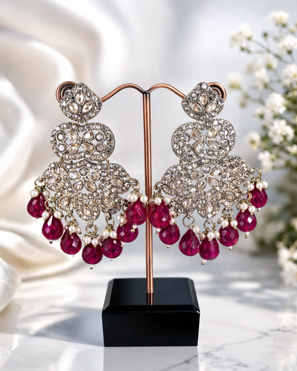 Elegant Crystal Chandelier Earrings for Women
