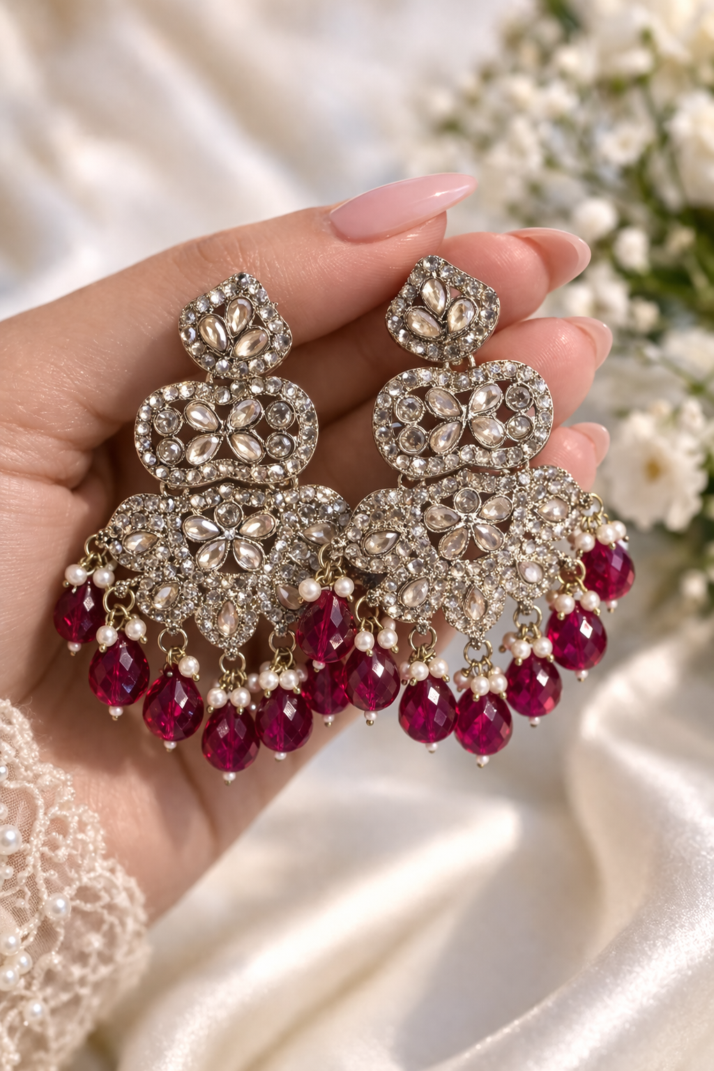 Elegant Crystal Chandelier Earrings for Women