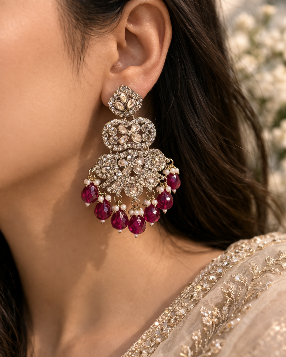 Elegant Crystal Chandelier Earrings for Women
