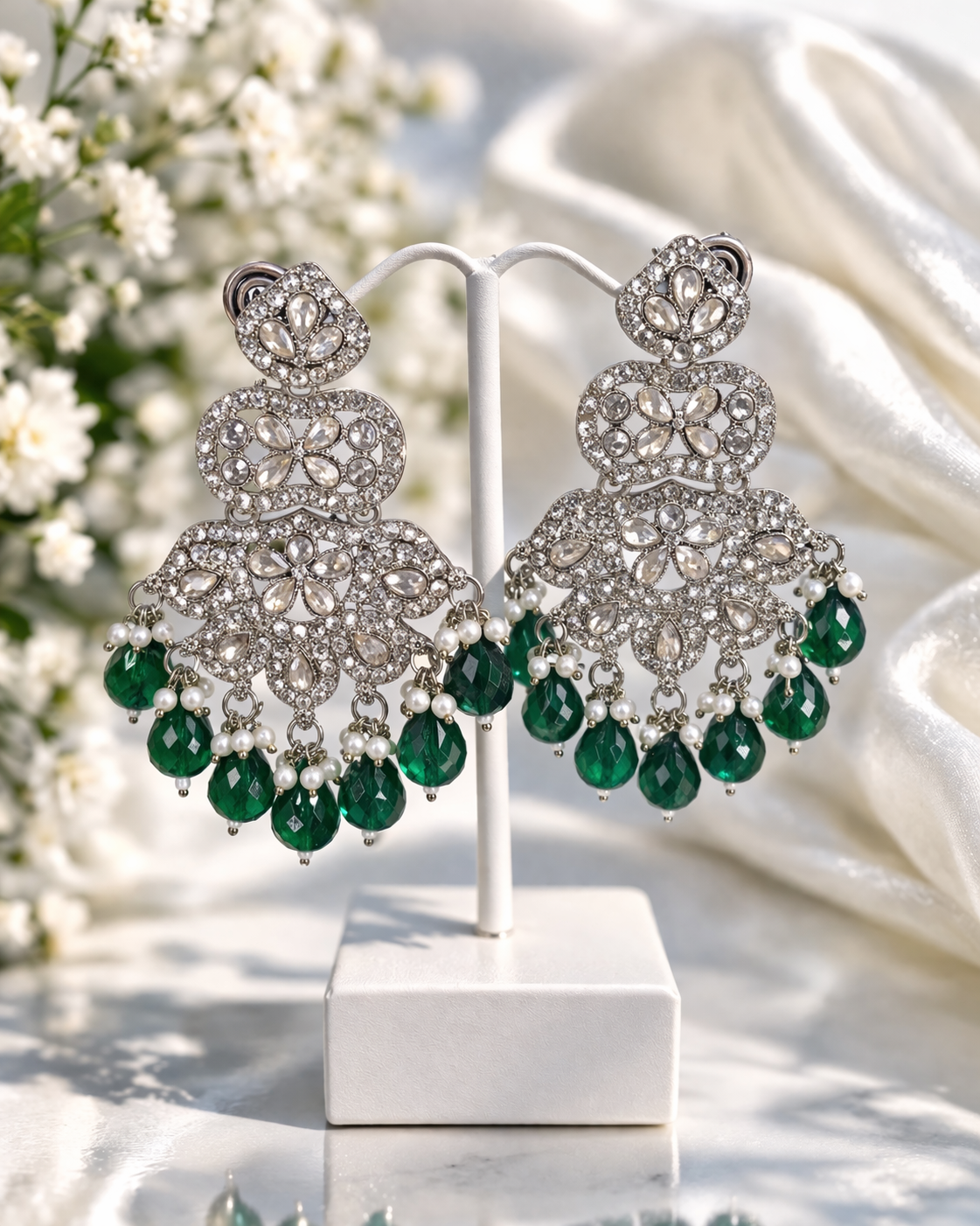 Elegant Crystal Chandelier Earrings for Women
