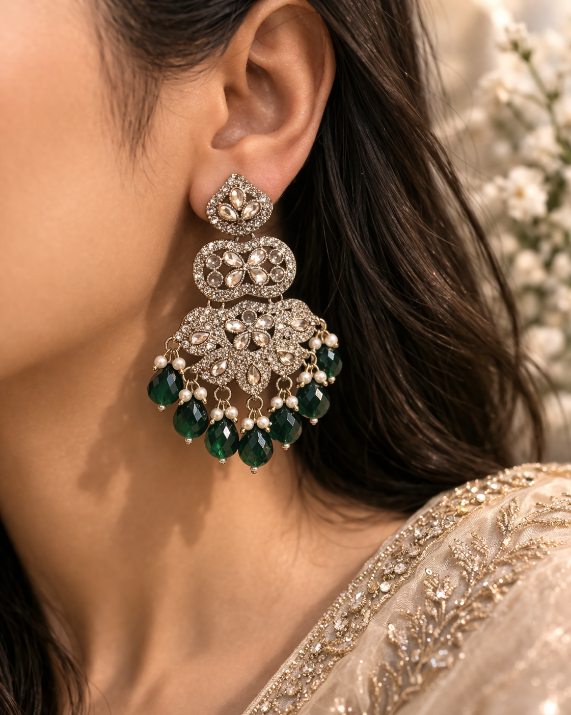 Elegant Crystal Chandelier Earrings for Women