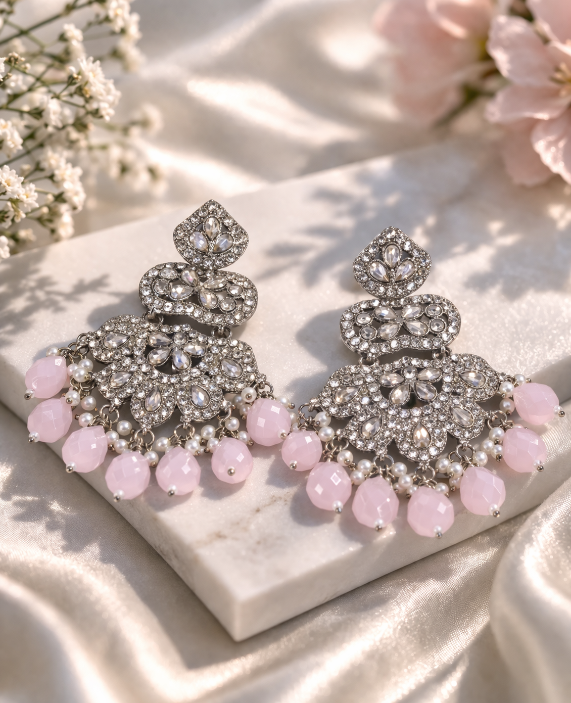 Elegant Crystal Chandelier Earrings for Women