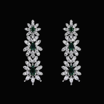 Jewelry Set for Women Sparking Wedding Necklace Jewelry Bridal Set