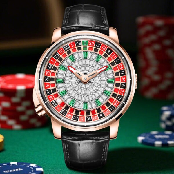 Blue Silver Automatic Watch