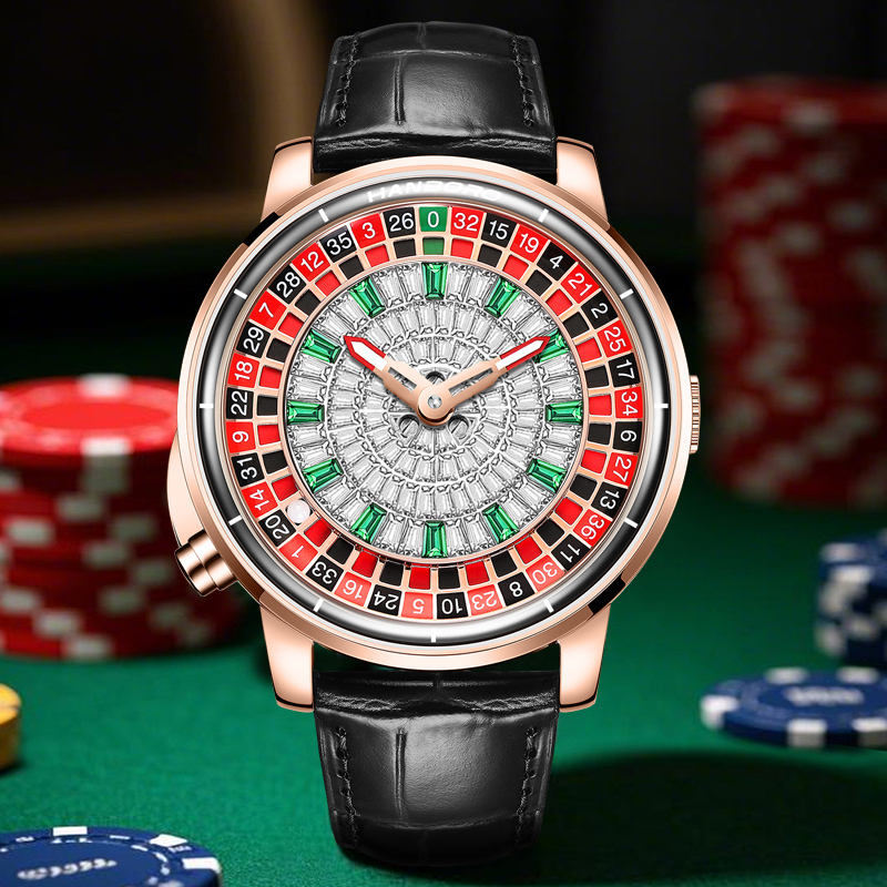 Blue Silver Automatic Watch