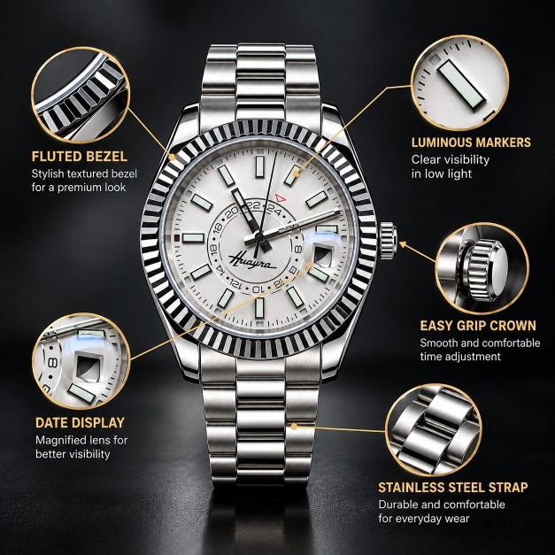 Silvercrest Automatic Mechanical Men's Watch - Image 2